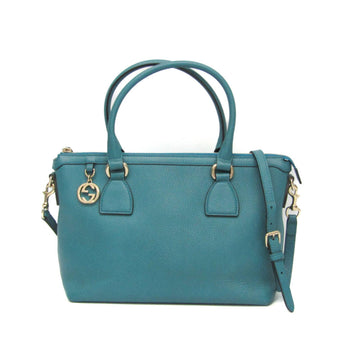 Gucci Interlocking G 449659 Women'S Leather Handbag