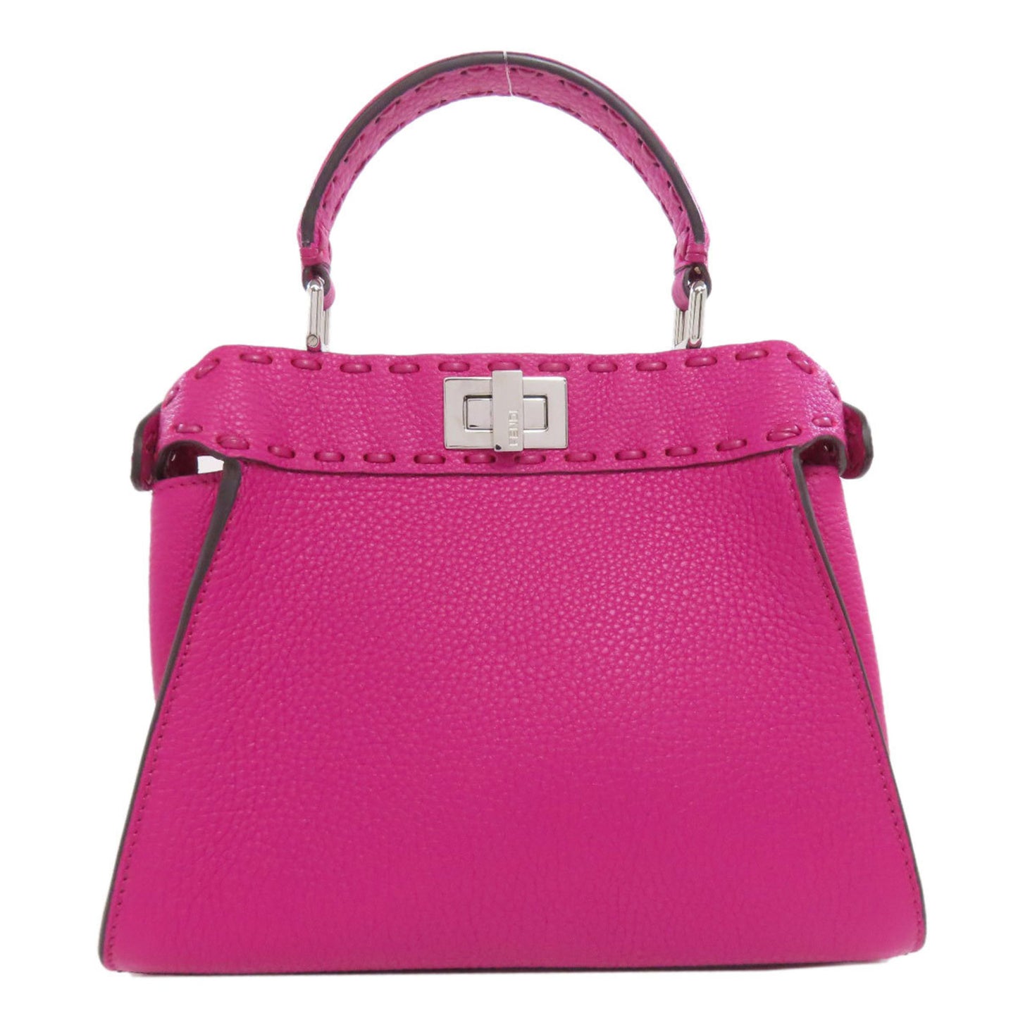 Fendi Mini Peekaboo 2-Way Handbag In Calfskin