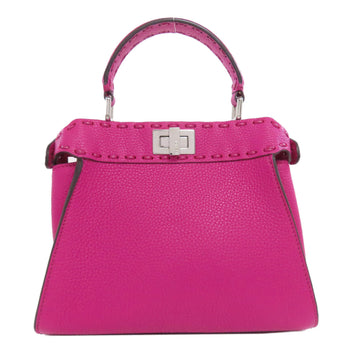 Fendi Mini Peekaboo 2-Way Handbag In Calfskin