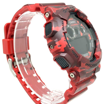 G-Shock Casio Gd-120Cm-4 Camouflage Series Big Case Digital Watch In Red