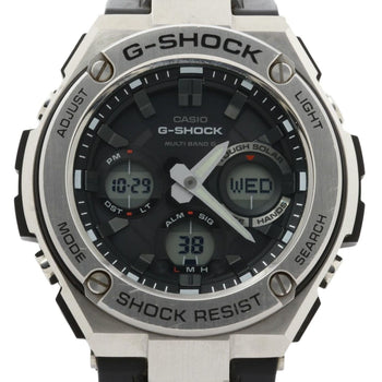 Casio Gshock Gsteel Gstw100 Series Watch (Gstw1101Ajf) Black Dial Resin/Stainless Steel