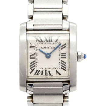 Cartier Tank Franaise Sm W51008Q3 Ivory Dial