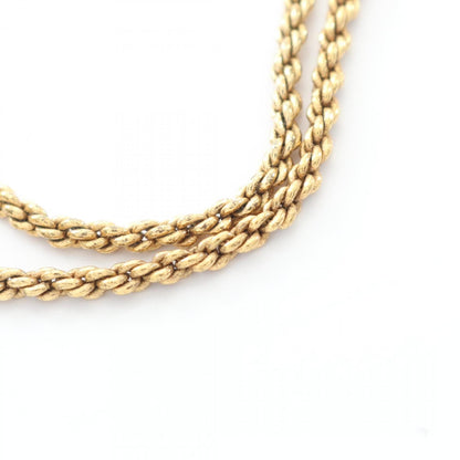 Christian Dior Dior Necklace Jewelry Gp (Gold Plated) With Rhinestones For Women