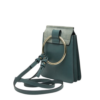 Chlo Chloe Faye Small Crossbody Shoulder Bag In Light Blue Suede