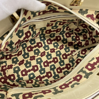 Gucci Tote Bag Guccissima 145993 Leather Ivory Champagne