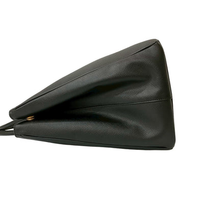 Prada Galleria Triangle Logo Saffiano Leather Handbag/Mini Tote Bag