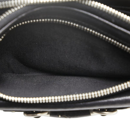 Christian Dior Dior Long Wallet Black Leather