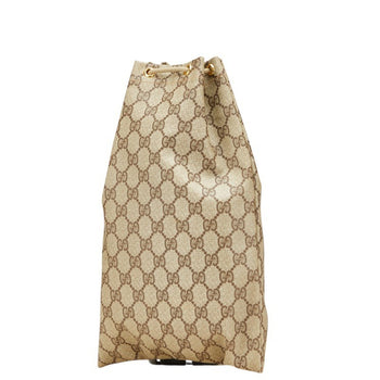 Gucci Gg Supreme Old Clutch Bag 97.19.303 Brown Leather