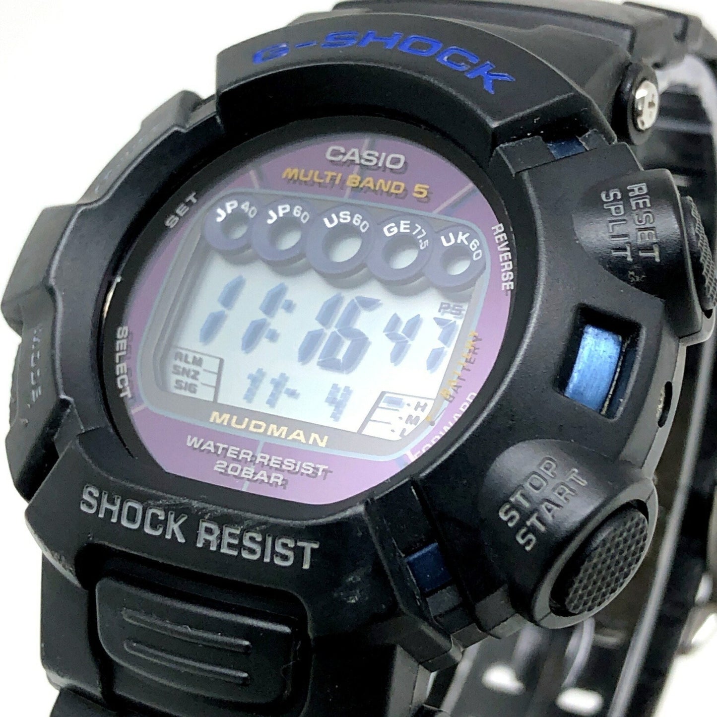 Casio G-Shock Gw-9025C-1 25Th Anniversary Mudman Master Blue Watch