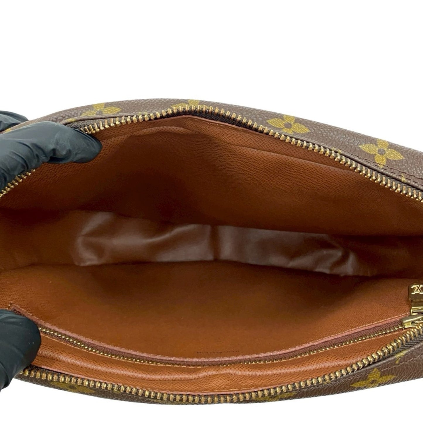 Louis Vuitton Vintage Jeune Fille Mm Monogram Leather Shoulder Bag/Pochette Brown 193-4