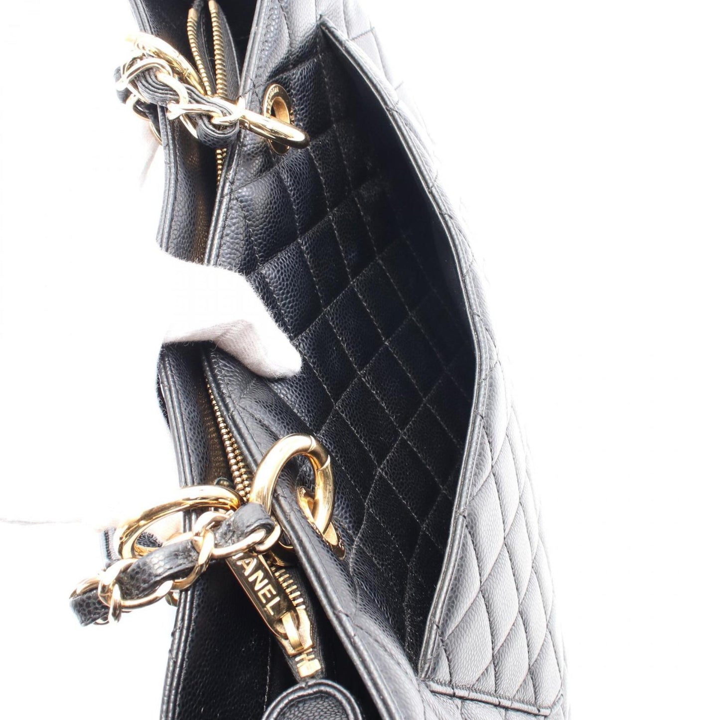 Chanel Matelasse Grand Gst Tote Bag Leather