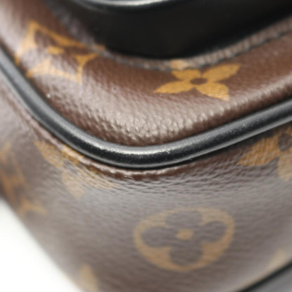 Louis Vuitton Christopher Wearable Wallet Monogram Macassar Shoulder Bag Coated Canvas Leather