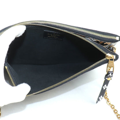 Louis Vuitton Louis Vuitton Pochette Double Zip Shoulder Bag Giant Monogram Jungle M67874