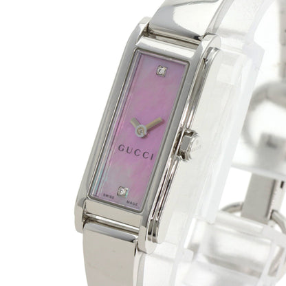 Gucci 109 G-Line 2P Diamond Watch Stainless Steel Ss