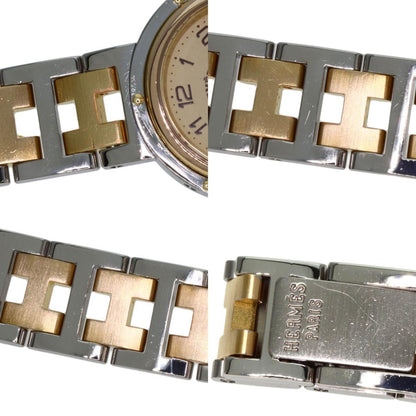Hermes Clipper Old Buckle Watch Stainless Steel Ssxgp