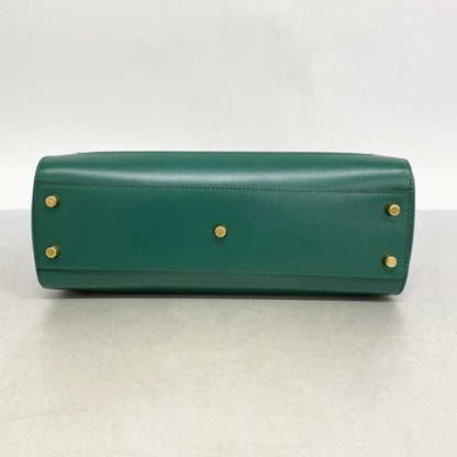 Gucci New Jackie Handbag 649016 Leather Green