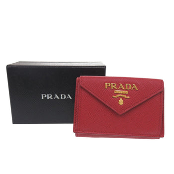 Saffiano Metal - Prada Wallet (Tri-Fold) Leather