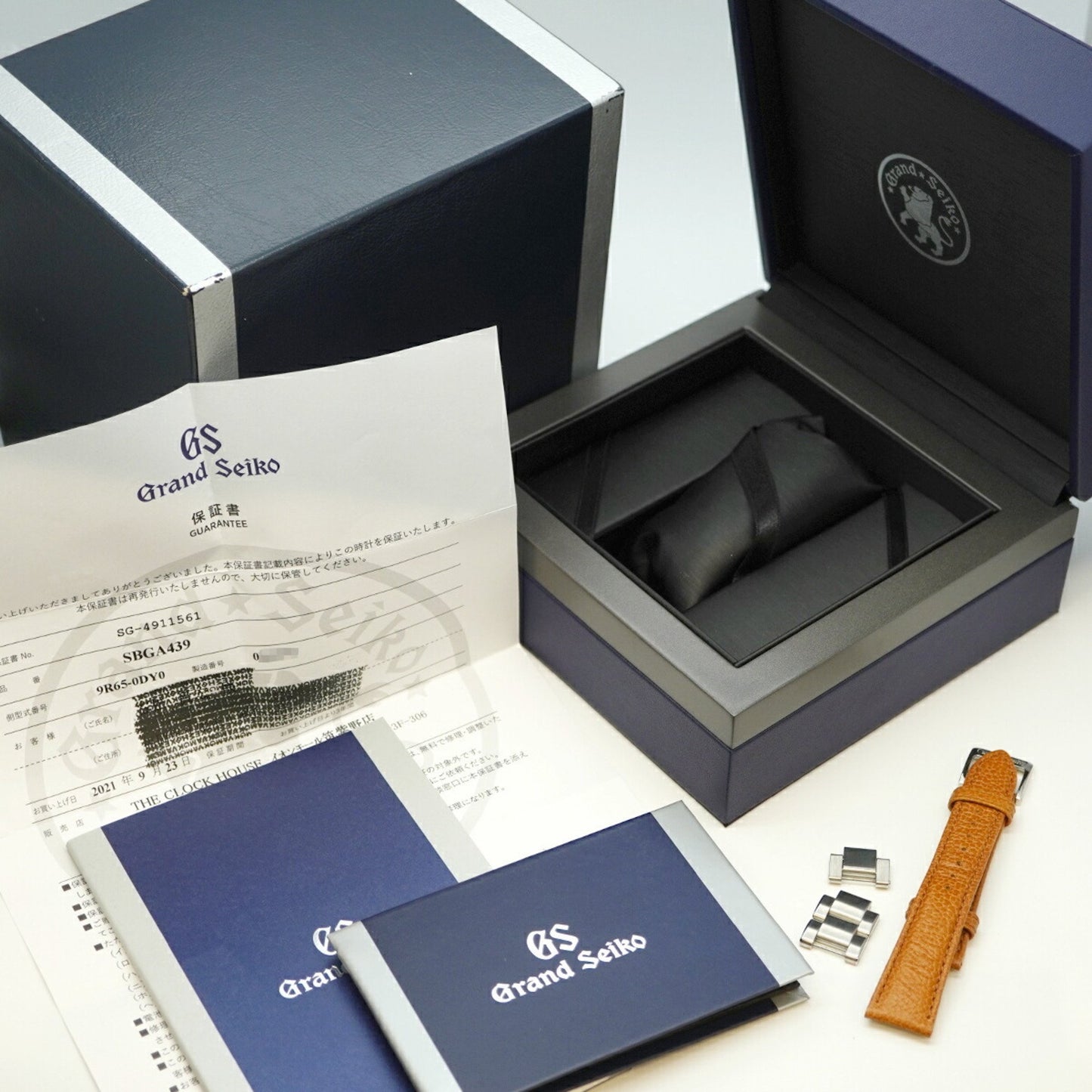 Seiko Grand 9R65-0Dy0 Sbga439 Blue Dial