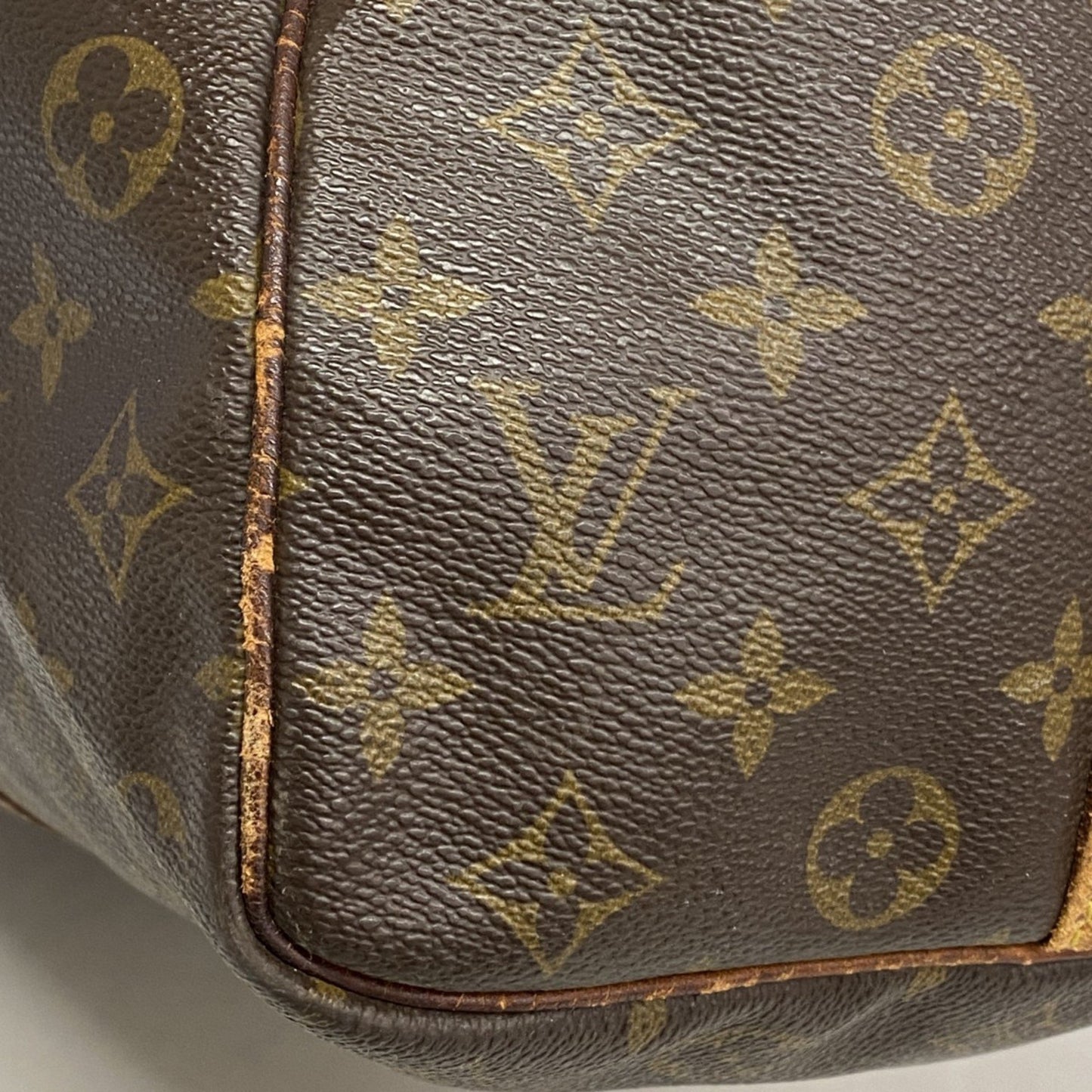 Louis Vuitton Monogram Keepall Bandouliere 50 Boston Bag M41416 Brown