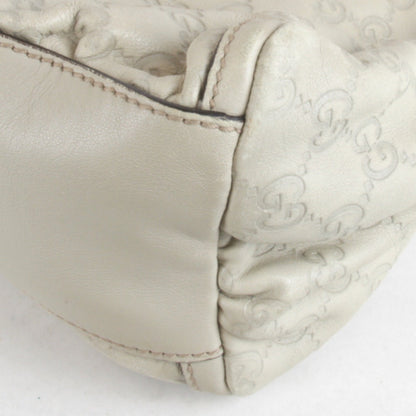Gucci 190525 49375 Abby Line Shoulder Bag Ivory Guccissima