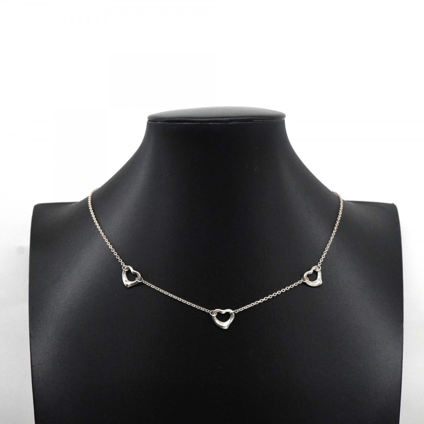 Tiffany Necklace Heart 3P Silver 925