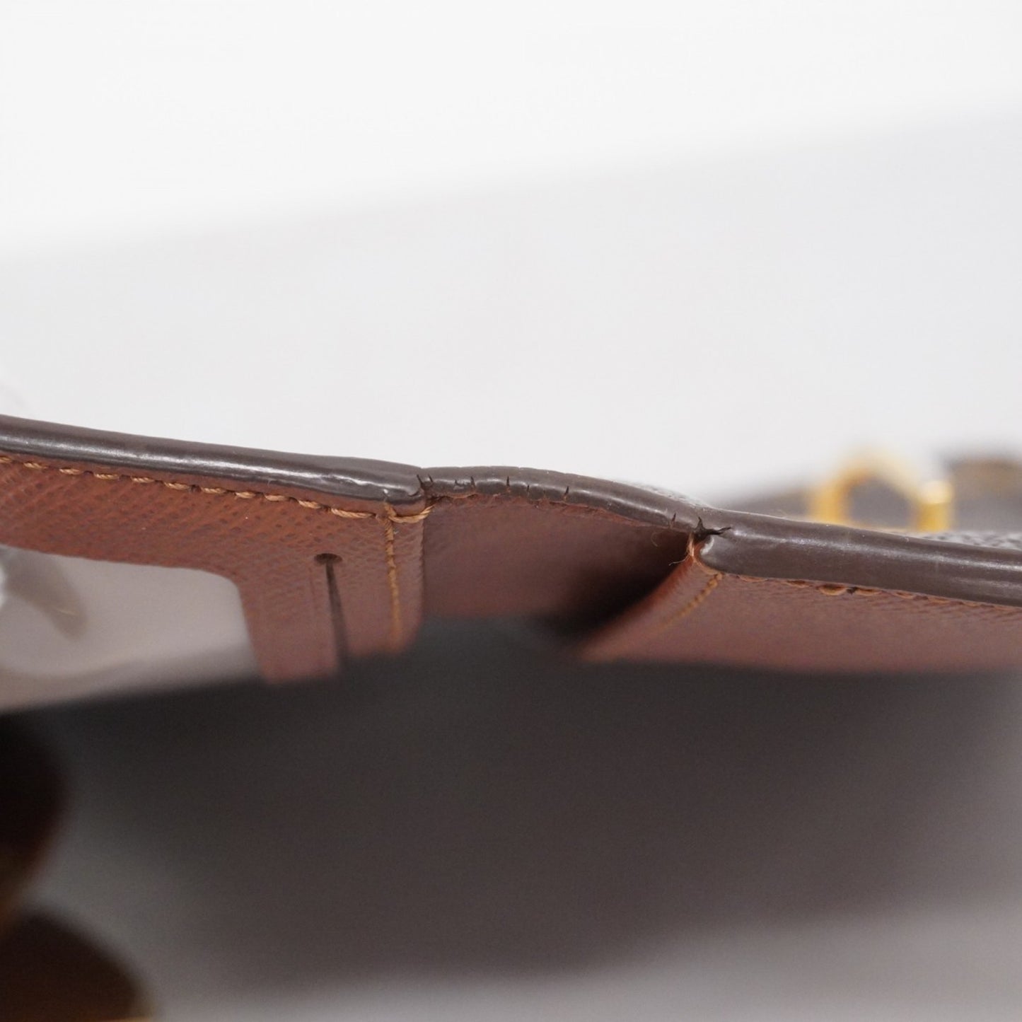 Louis Vuitton Monogram Portefeuilles Tri-Fold Long Wallet M60123 Brown