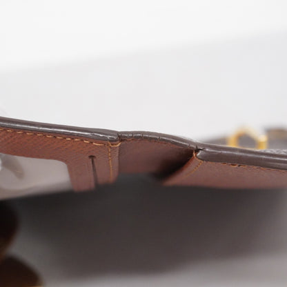 Louis Vuitton Monogram Portefeuilles Tri-Fold Long Wallet M60123 Brown