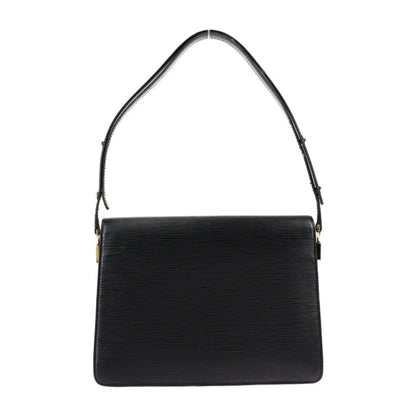 Louis Vuitton Free Run Shoulder Bag M52402 Epi Leather Black Gold Hardware Turnlock Vuitton