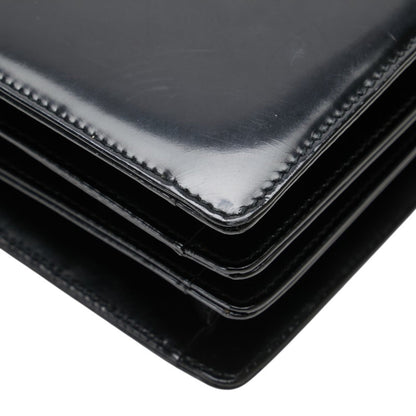 Salvatore Ferragamo Gancini Shoulder Bag Tote E217663 Black Leather