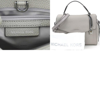 Michael Kors Handbag Shoulder Bag Leather Grey