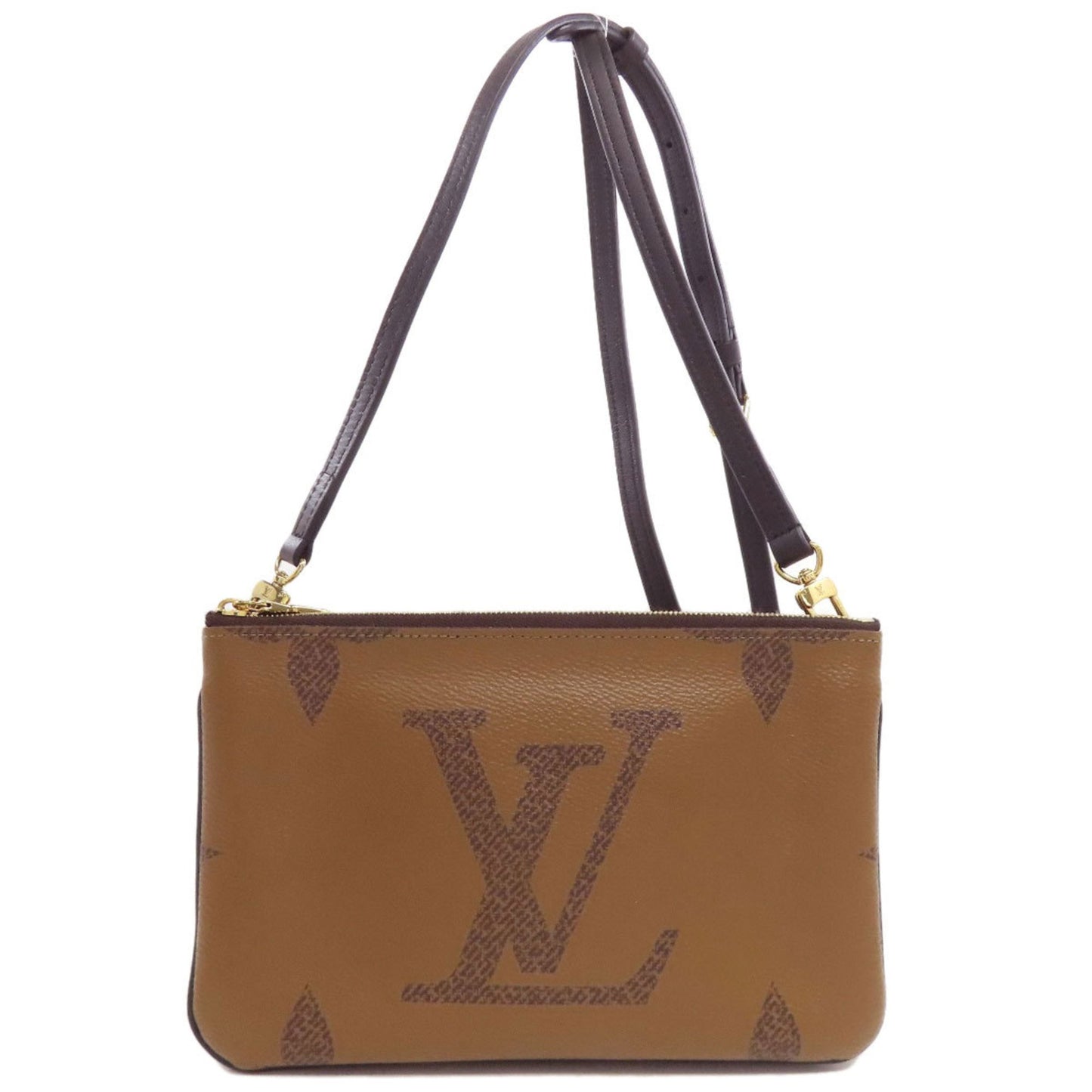 Louis Vuitton M69203 Pochette Double Zip Shoulder Bag Monogram Giant