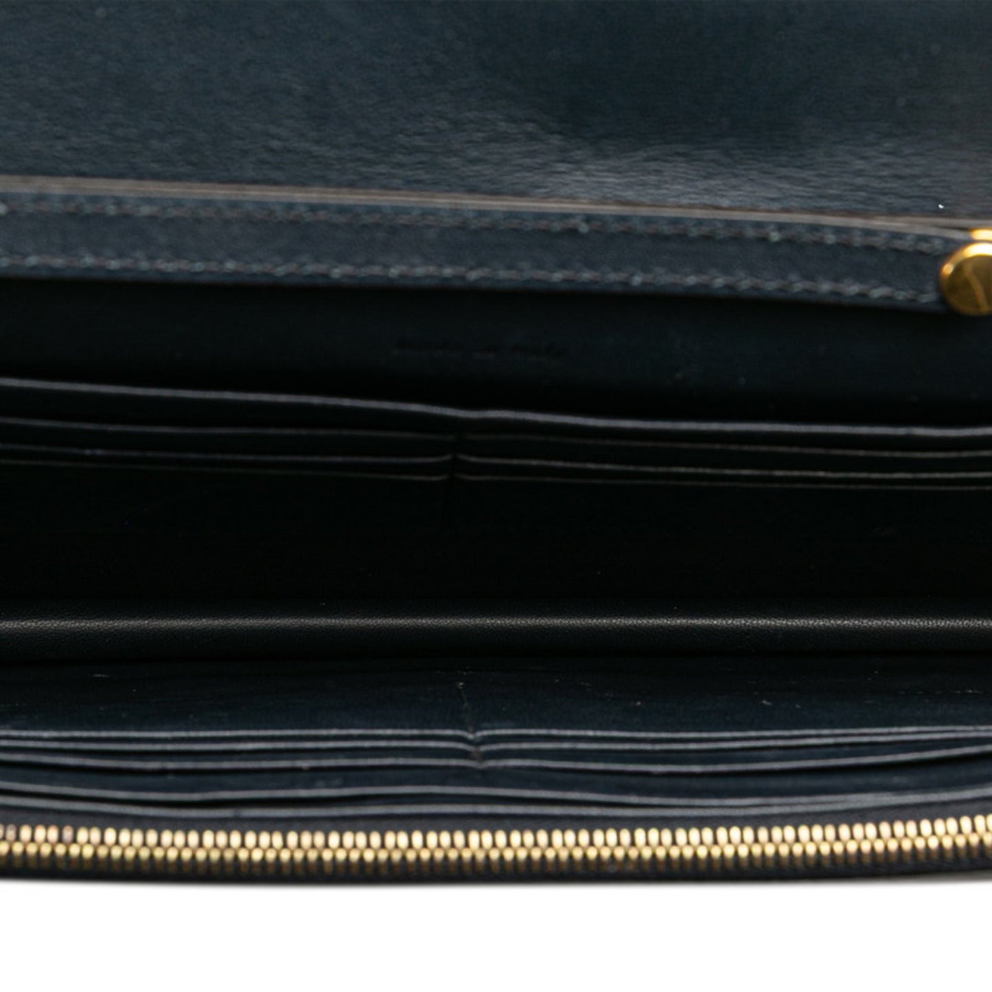 Celine Chain Wallet Shoulder Bag Black Red Beige Leather