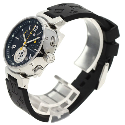 Louis Vuitton Q132G Tambour Lovely Cup Watch In Stainless Steel/Rubber
