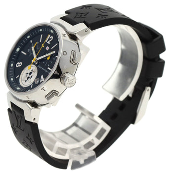 Louis Vuitton Q132G Tambour Lovely Cup Watch In Stainless Steel/Rubber
