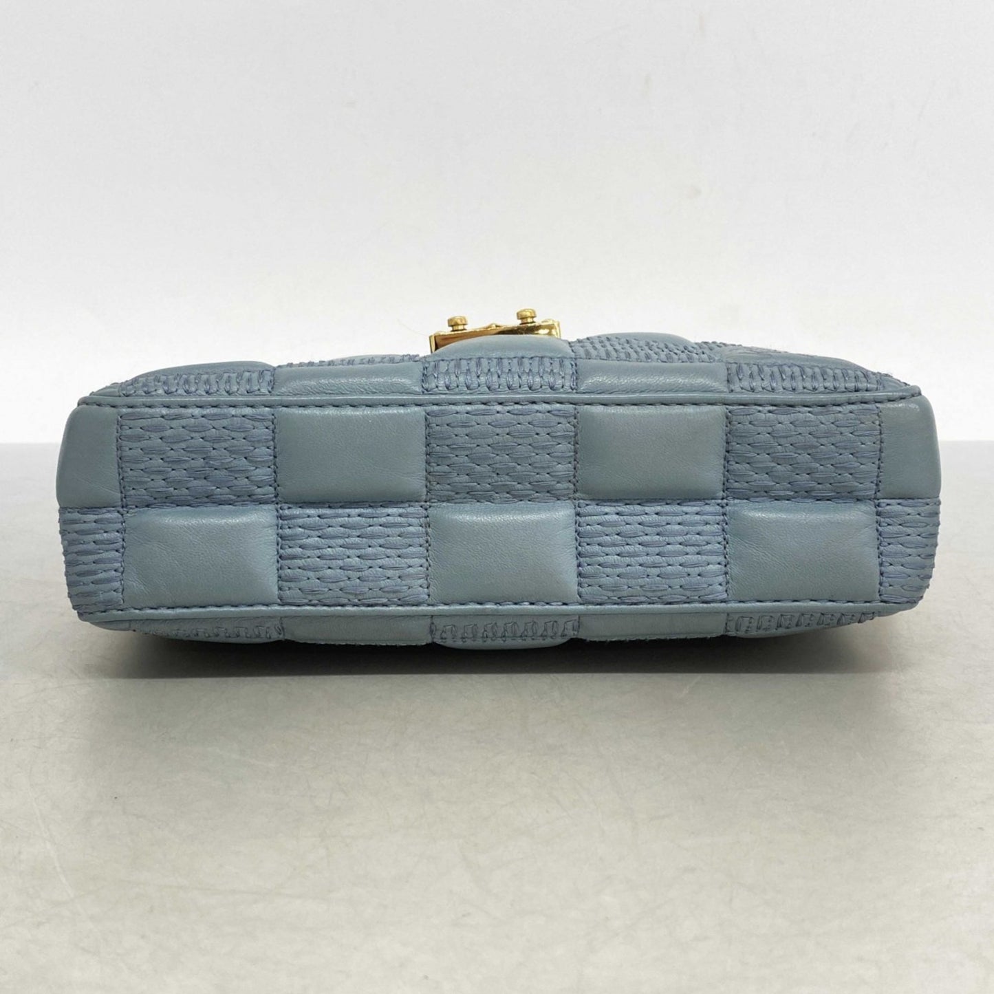 Louis Vuitton Damier Giant Troca Pm Shoulder Bag M59115 Glacier Blue