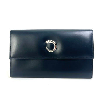 Cartier Panthre Tri-Fold Long Wallet Leather