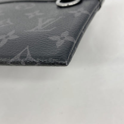 Louis Vuitton Monogram Eclipse Discovery Pm Pouch M44323 Black