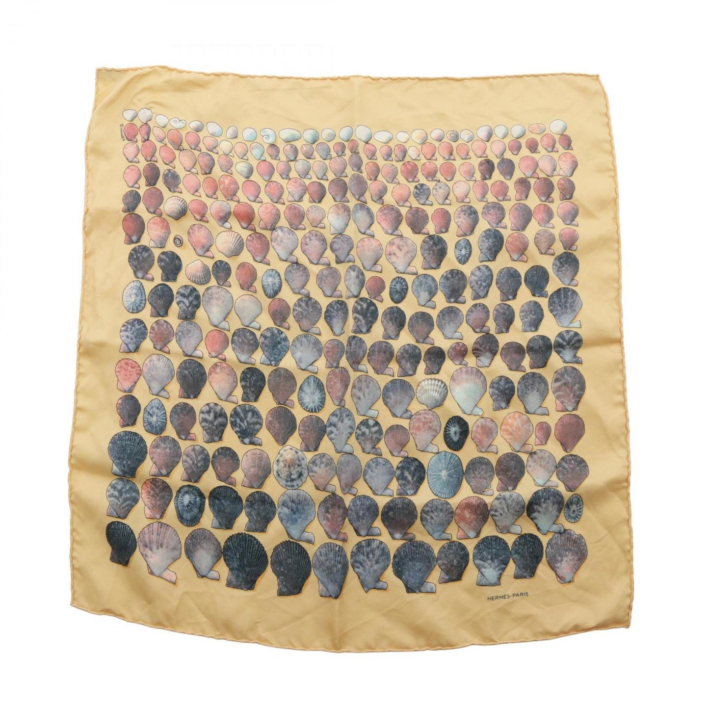 Hermes Herms Les Coquilles Petit Carr 45 Silk Scarf