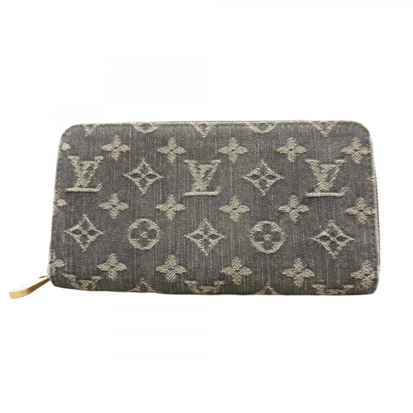 Louis Vuitton Monogram Denim Zippy Wallet M95614 Noir