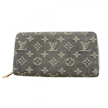 Louis Vuitton Monogram Denim Zippy Wallet M95614 Noir