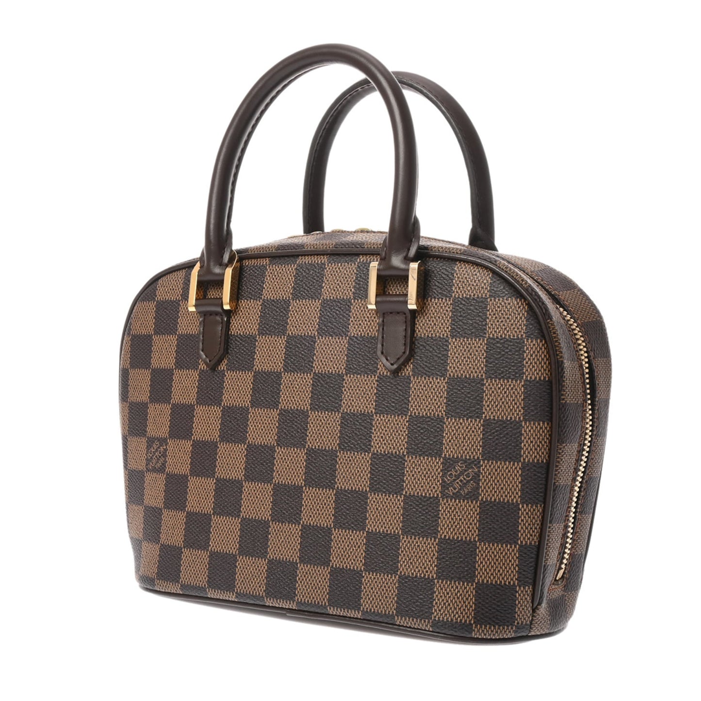 Louis Vuitton Damier Saria Mini Brown N51286 Women'S Canvas Handbag