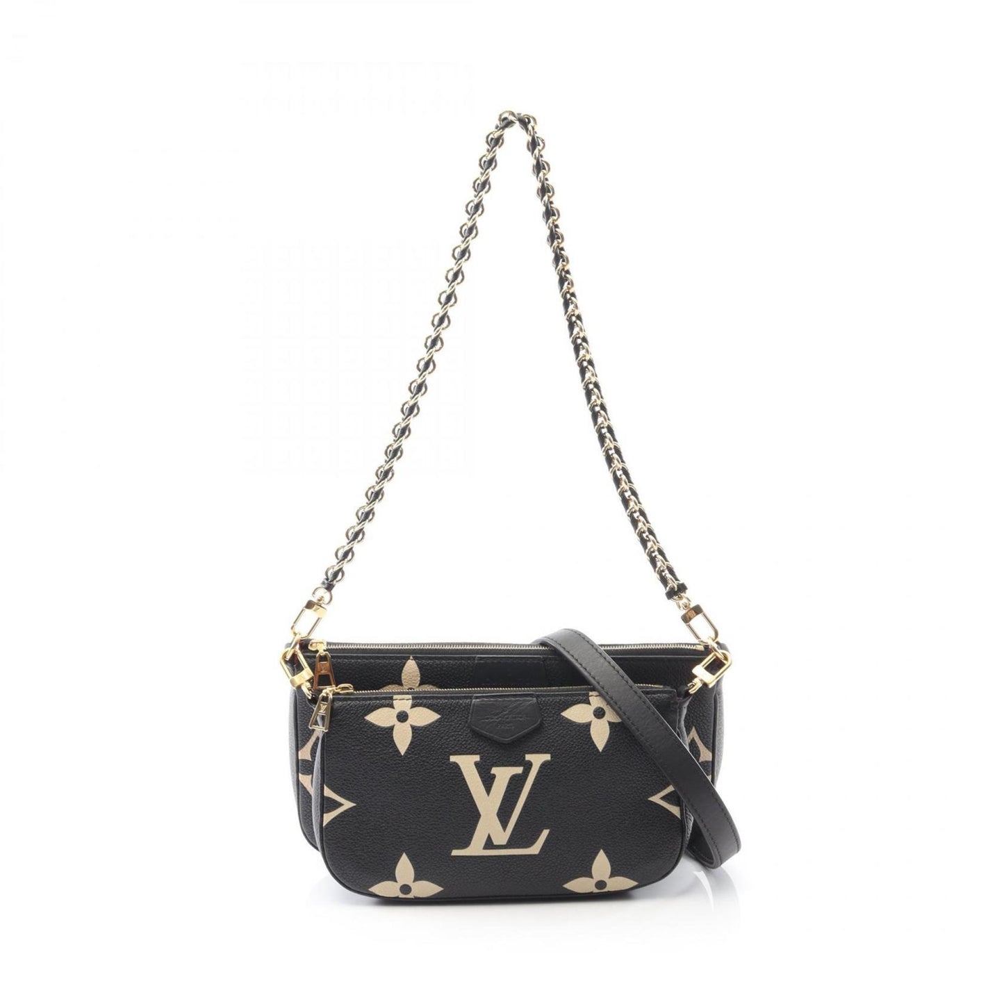 Louis Vuitton Multi Pochette Accessoires Two-Tone Leather Shoulder Bag