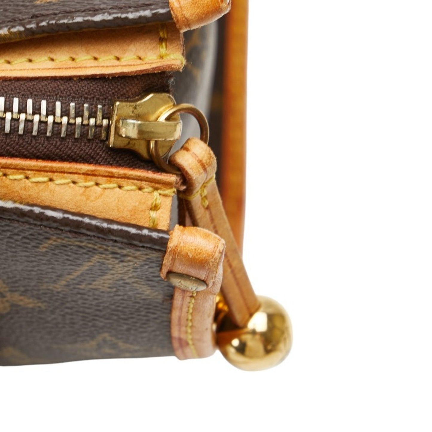 Louis Vuitton Monogram Popincourt Au Shoulder Bag Tote M40007 Brown Leather