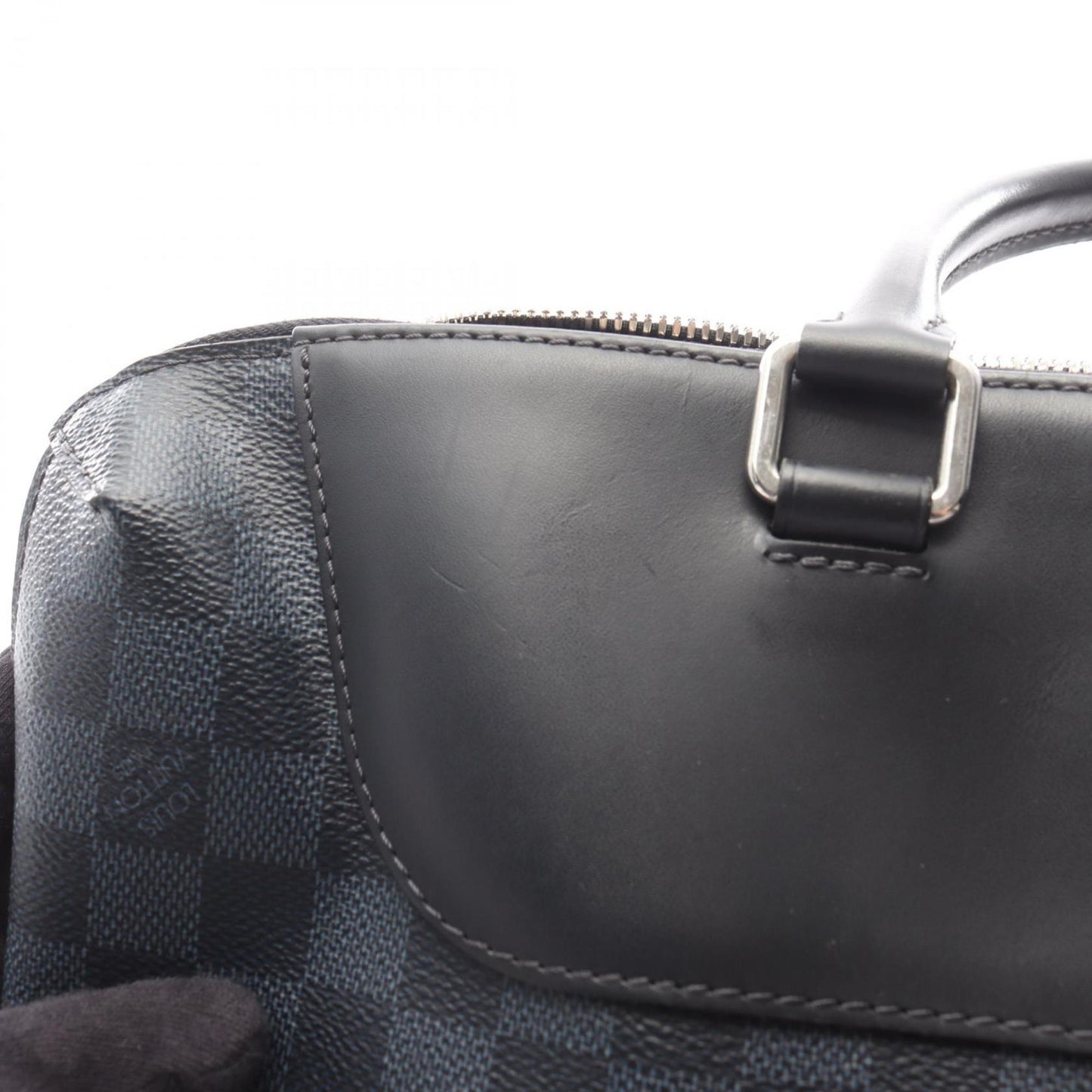 Louis Vuitton Pdj Nm Porte-Document Jour Briefcase Bag In Coated Canvas And Leather With Damier