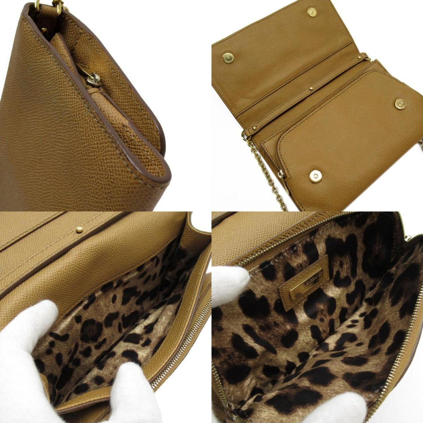 Dolce & Gabbana Dolce&Gabbana Shoulder Bag Leather Camel