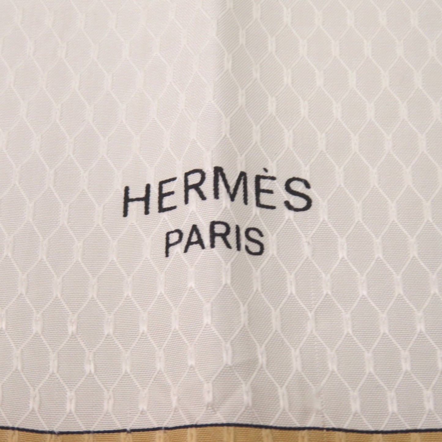 Herms Carr 90 Insect Silk Beige Scarf Muffler 0129 Hermes
