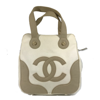 Chanel Cc Coco Mark Logo Marshmallow Tote Bag