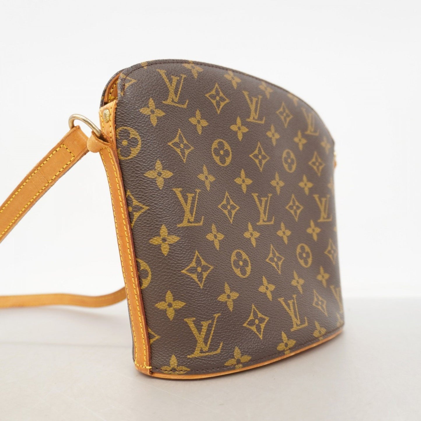 Louis Vuitton Monogram Drouot Shoulder Bag M51290 Brown