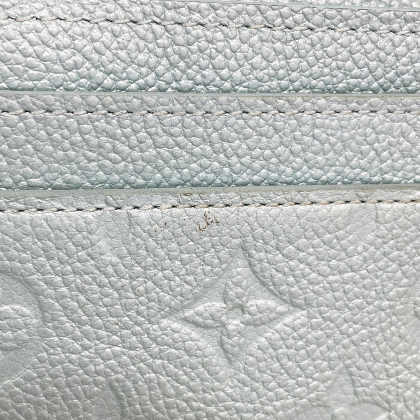 Louis Vuitton Monogram Empreinte Portefeuille Sarah Long Wallet M82174 Light Blue