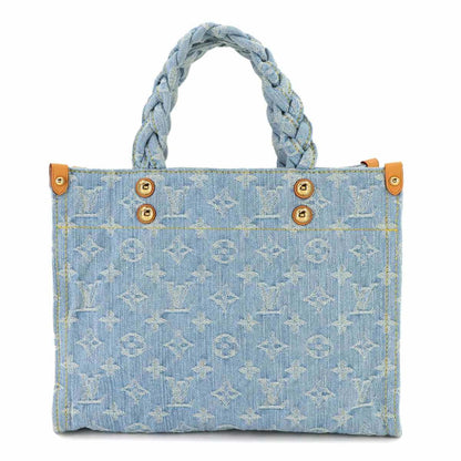 Louis Vuitton Lv By The Pool Let Go 2-Way Hand Shoulder Bag Monogram Denim Sky Blue M24897 Rfid